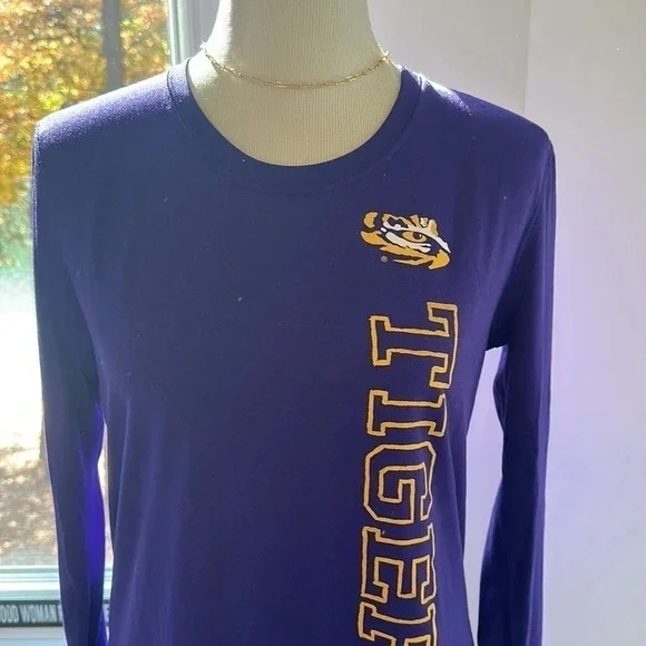 NIKE Dri-fit LSU Tigers LS Tee, Like New, Medium - Picture 2 of 5